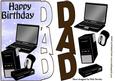 Big Boys Toys! for Dad in Brown Comp, Laptop