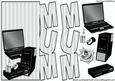 For Mum, Comp Laptop with Rose in Silver