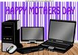 Mothers Day with Comp, Laptop in Purple A4