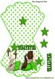 Whatever! Girl in Green on Rocker Card