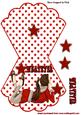 Whatever! Girl in Red on Rocker Card