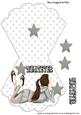 Whatever! Girl in Silver on Rocker Card