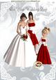 Bride with Her Bridesmades on Our Wedding Day A4