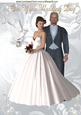 Bride and Groom with Dove Holding Rings A4