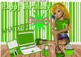 Omg! Girl with Attitude in Green A4