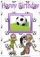 Football Mad Girls with Frame Pop Up