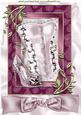 Pretty Pink Satin Basque with Shoe and Bow A4