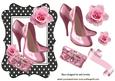 Pretty Pink Shoes with Pink Rose