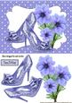 Lilac Flowers with Lilac Sparkle Shoes