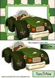 Driving in My Green Toon Car