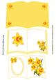 Open Book of Yellow Daffodils