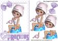 Cute Baby Girl Sitting on Her Potty
