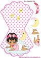Baby Girl on a Cloud Rocker Card