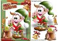 Santas Elf Painting and Making Toys