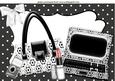 Laptop and Accessories in Monochrome A4