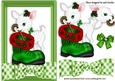 Little White Deer with Candycane & Boot