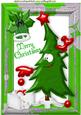 Funny Face Christmas Tree with Bells A4