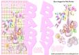 Sweet Baby Girl Colour Word with Shoes and Rattle