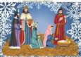 Nativity with Baby Jesus A4