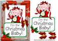 Cute Christmas Baby with Bows