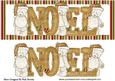 Noel Christmas Teddys in Santa Hats Dl