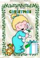 Ooh! My First Christmas Baby in Turq A4
