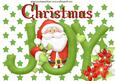Christmas Joy, Happy Santa A4