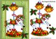 Carousel Horse with Christmas Bells and Holly