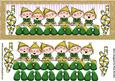 Joyful Little Elf's with Candy Cane Dl in Gold