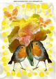 Autumn Shades of Yellow Flowers A4