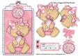 I'ts a Girl! Cute Felt Baby Girl on Tag