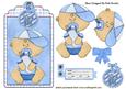 It's a Boy! Cute Felt Baby Boy on a Tag