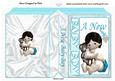Baby Boy and His Cuddly Toy with Dummy Folded Book