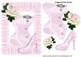 Pink Lace Frame with Pretty Pink Basque with Rose