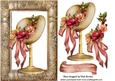 Pretty Vintage Flower Hat on a Stand