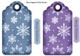 Snowflake Tags with Merry Christmas Tags