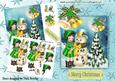 Girl in Green with Snowman , & Tree 8x8 Mini Kit