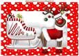 Red Nose Rudey with His Sleigh A4