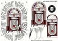 Celebration with Silver Juke Box Birthday Card