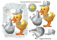 Express Delivery in Silver with Yellow Bird
