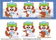 Little Red Foxes Playing in the Snow Dl