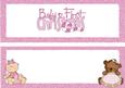Baby Girls First Christmas with Teddy Dl Insert