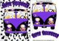 Ghosts in a Purple Camper Van in Bat Frame