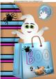 Ghost in Carrier Bag with Spiders A4