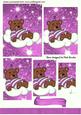 Little Sleepy Teddy in Pink on a Cloud Pyramids