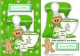 Little Gingerbread Man with Green Foodmixer