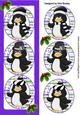 Penguins in Silly Hats with Holly, in Purple Dl