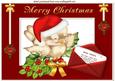 Cute Robin on Holly Branch with Letter to Santa A4
