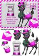 Mail for Santa, Cute Pink Reindeer