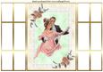 Vintage Dancing Couple French Gatefold